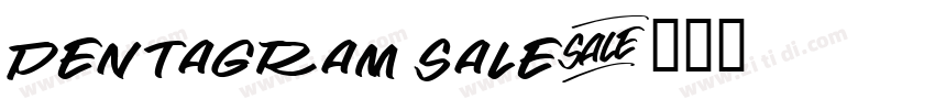 pentagram sale字体转换